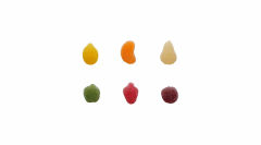 Jeleuri asortate - Mini Seaux - Mix Fruits