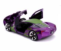 Set masinuta cu figurina - The Joker & 2009 Chevy Corvette Stingray, 1:24