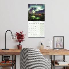 Calendar de perete 2022 - Northern Lights