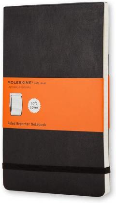 Carnet notite - Moleskine Classic Reporter - Poket, Ruled, Soft Cover - Black