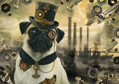 Puzzle 1000 de piese - Markus Binz - Steampunk Dog