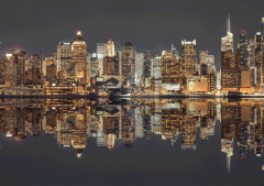 Puzzle 1500 de piese - New York Skyline at Night