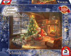 Puzzle 1000 de piese - Thomas Kinkade - Santa Claus