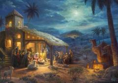 Puzzle 1000 de piese - Thomas Kinkade - The Nativity