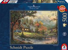 Puzzle 500 de piese - Thomas Kinkade - Peaceful Moment