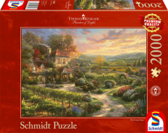 Puzzle 2000 de piese - Thomas Kinkade - In the Vineyards