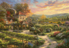 Puzzle 2000 de piese - Thomas Kinkade - In the Vineyards