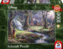 Puzzle 1000 de piese - Thomas Kinkade - Disney - Snow White