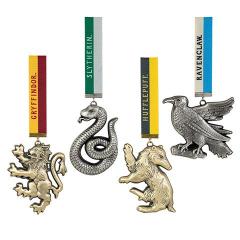 Set 4 decoratiuni - Harry Potter - House Mascot Ornaments