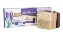 Set 3 Sapunuri Naturale cu Lavanda, Lapte de Magarita si Ulei de Chimion