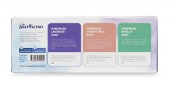 Set 3 Sapunuri Naturale cu Lavanda, Lapte de Magarita si Ulei de Chimion