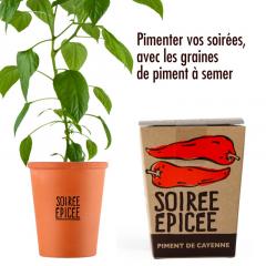 Kit pentru plantat - Ardei iute de Cayenne