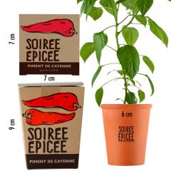 Kit pentru plantat - Ardei iute de Cayenne