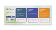 Set 3 Sapunuri Naturale cu Argan, Ulei de Masline si Ulei de Chimion