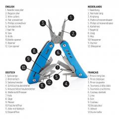 Unealta multifunctionala - Solid multitool, albastru