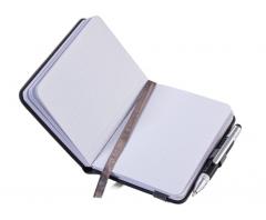 Carnet cu pix - Yellow