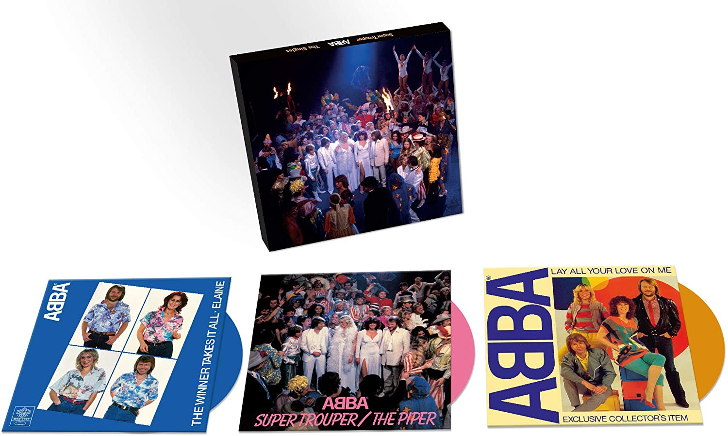 Super Trouper - The Singles (3 x Colored 7