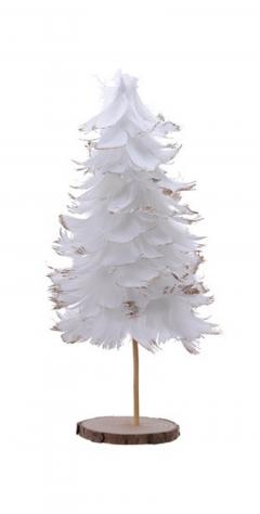 Brad decorativ - Tree Feather Glitter on Foot