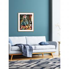 Kit pictura cu numere - Dragonul, 40x50 cm