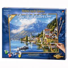 Kit pictura cu numere - Lacul Hallstatt, 40x50 cm