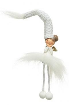 Decoratiune Craciun papusa alba - Dangly Legs - Modele diferite