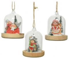 Ornament brad - Figure Cloche - mai multe modele