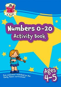 New Numbers 0-20 Activity Book for Ages 4-5
