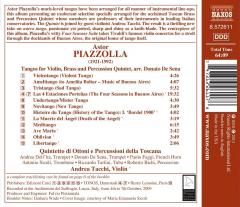 Piazzolla: Tangos for Violin