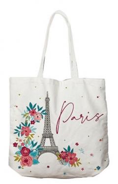 Tote bag - Paris En Fleurs
