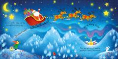 Usborne Book and 3 Jigsaw Puzzles: Santa