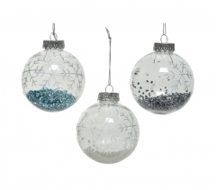 Glob - Shatterproof Transparant Snowflake, mai multe modele