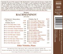 Rachmaninov: Preludes for piano (Complete)