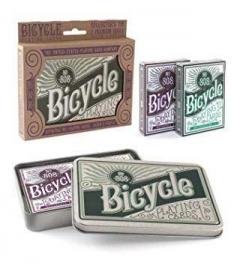 Carti de joc - Bicycle Retro Tin Gift Set