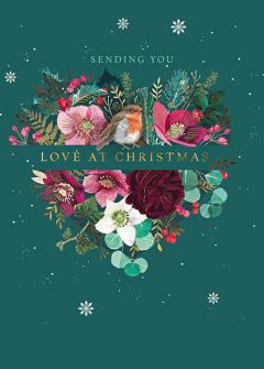 Felicitare - Robin Love - Love at Christmas