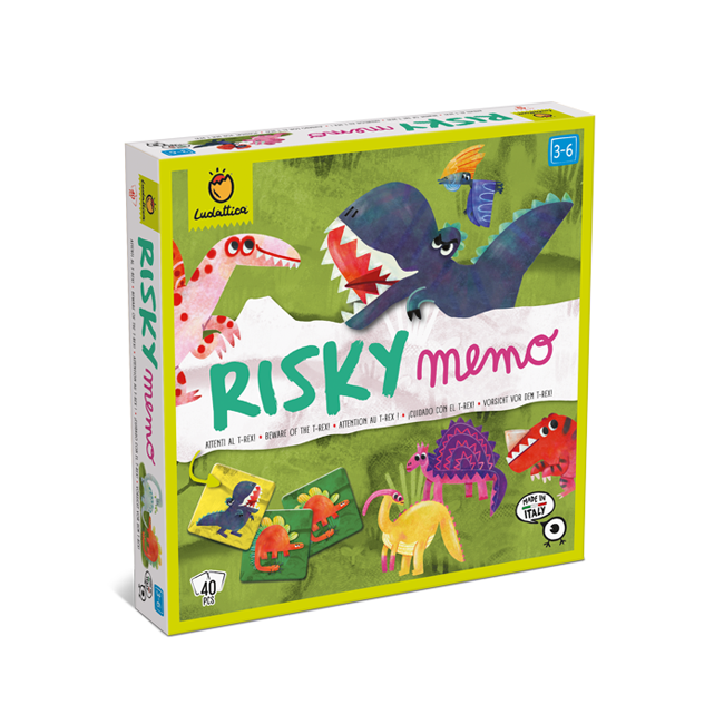 Joc educativ - Risky memo - Beware of the T-Rex