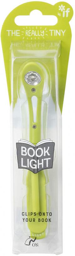 Lampa mini pentru citit - The Really Tiny Book Light Chartreuse