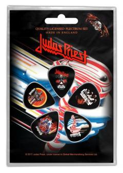 Set 5 pene pentru chitara - Judas Priest Turbo Plectrum Pack