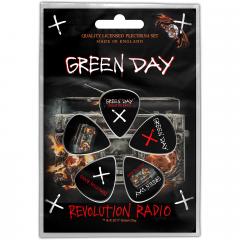 Set 5 pene pentru chitara - Greenday Revolution Radio Plectrum Pack