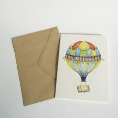 Felicitare - Balon cu aer cald - Carte