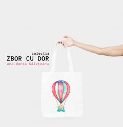 Tote Bag - Balon cu aer cald - Masina de scris