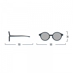 Ochelari de soare pentru bebelusi - #Sun Baby Sky Blue Izipizi