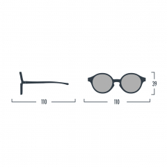 Ochelari de soare pentru copii - #Sun Kids Marine Blue Izipizi