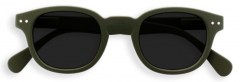 Ochelari de soare +0.00 - #C Kaki Green - Grey Lenses