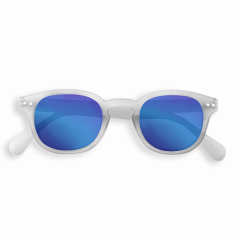 Ochelari de soare +0.00 - #C White Crystal Blue Mirror