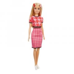 Papusa - Barbie Fashionistas - Blonda cu Tinuta Casual Roz