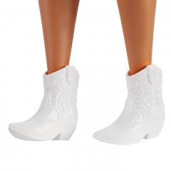 Papusa - Barbie Fashionistas - Parul Mov si Rochita cu Stelute