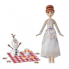 Papusa - Frozen 2 - Anna si Olaf la Picnic