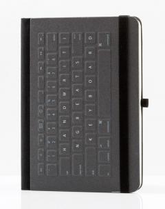 Carnet - Keyboard Carboard A5, dark gray, hard cover, ruled