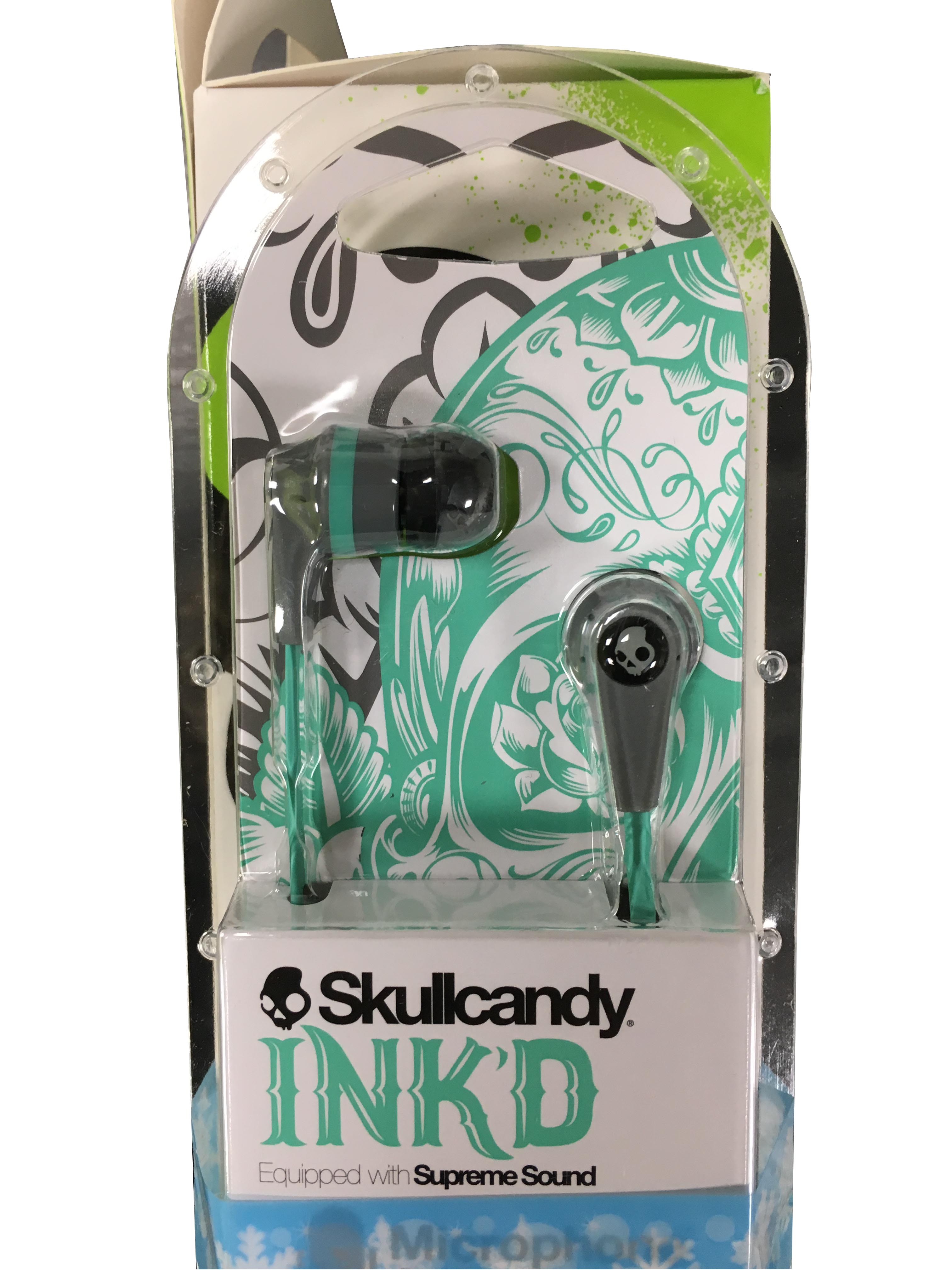 Appeal to be attractive Semicircle Manhattan Pachet casti Skullcandy Ink'd Gray/Mint + Kendama - H2O