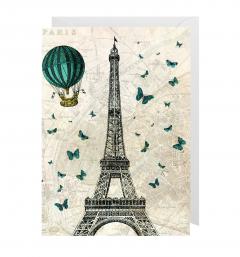 Felicitare - Eiffel Butterflies II Lagom Design
